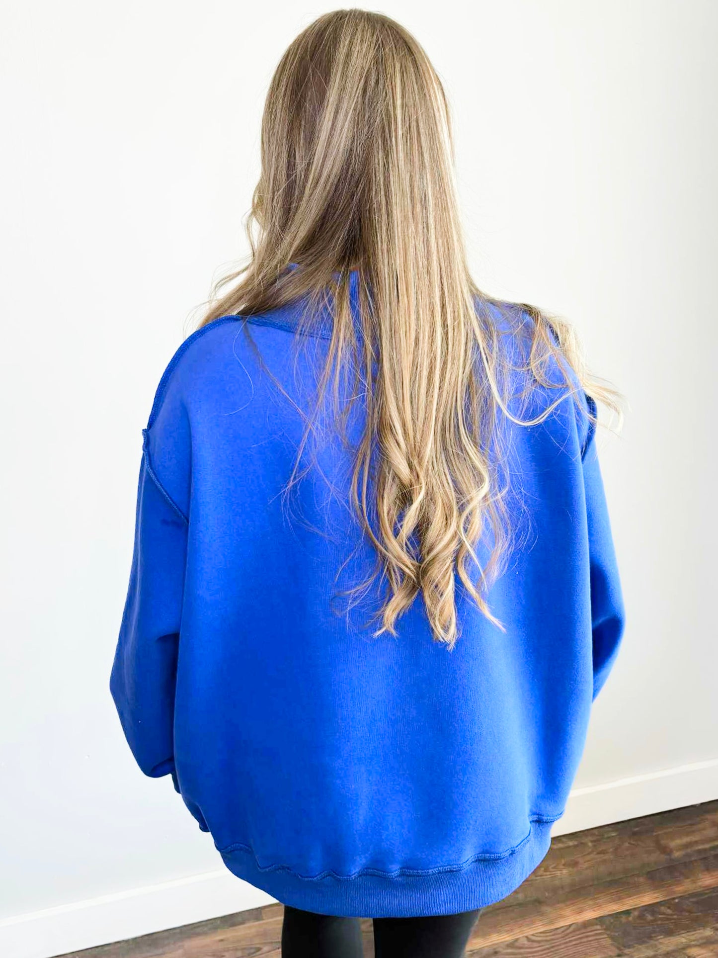 Kentucky Embroidered Mock Neck Sweatshirt