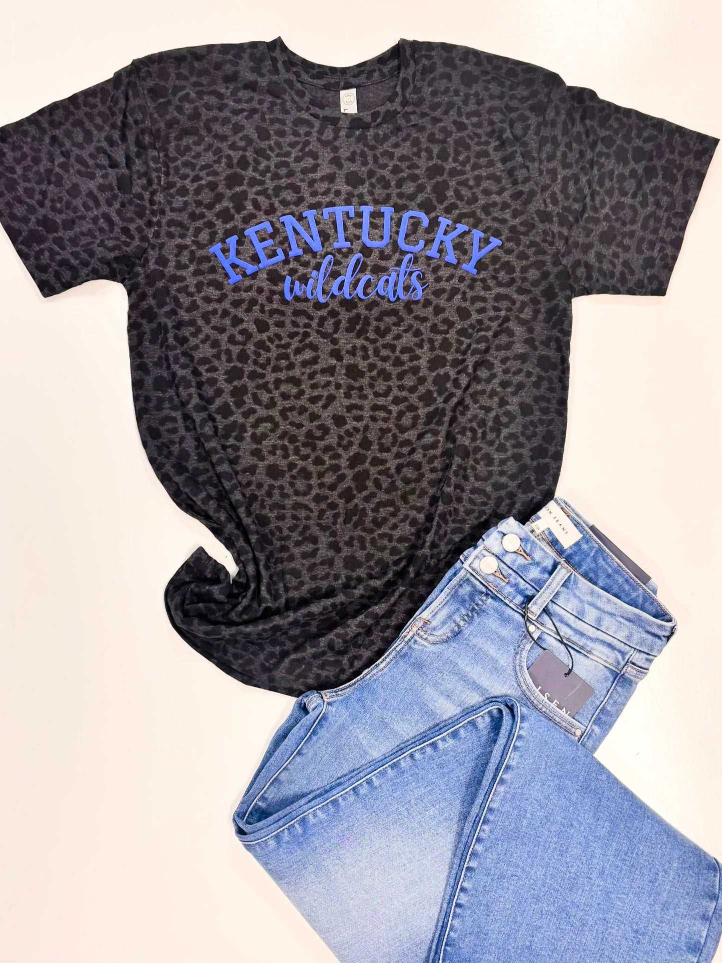 Kentucky Wildcats Leopard Tee | Black