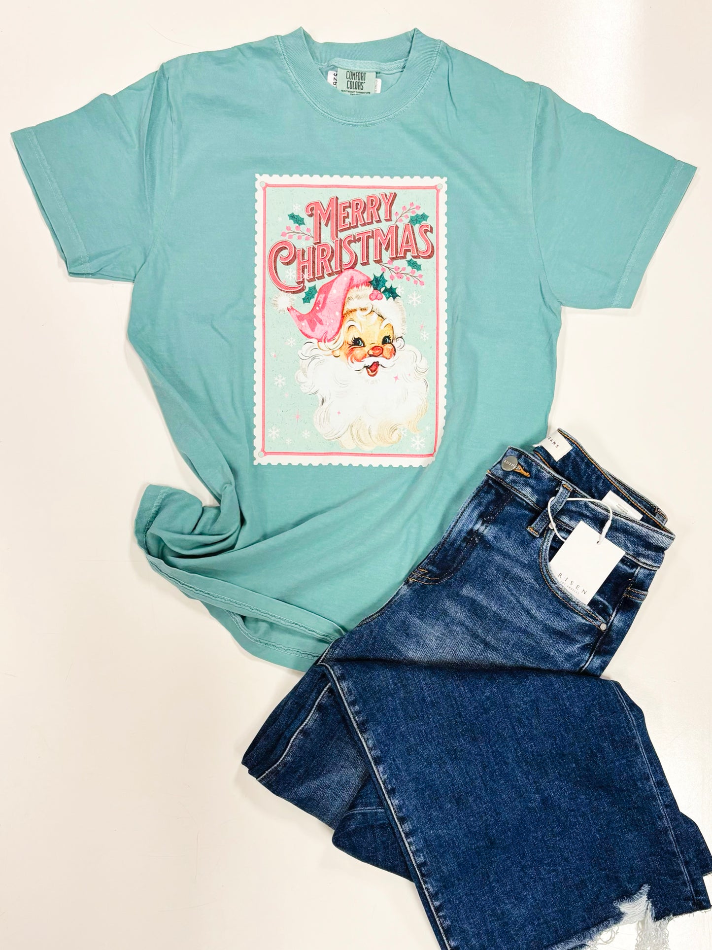 Vintage Santa Stamp Tee
