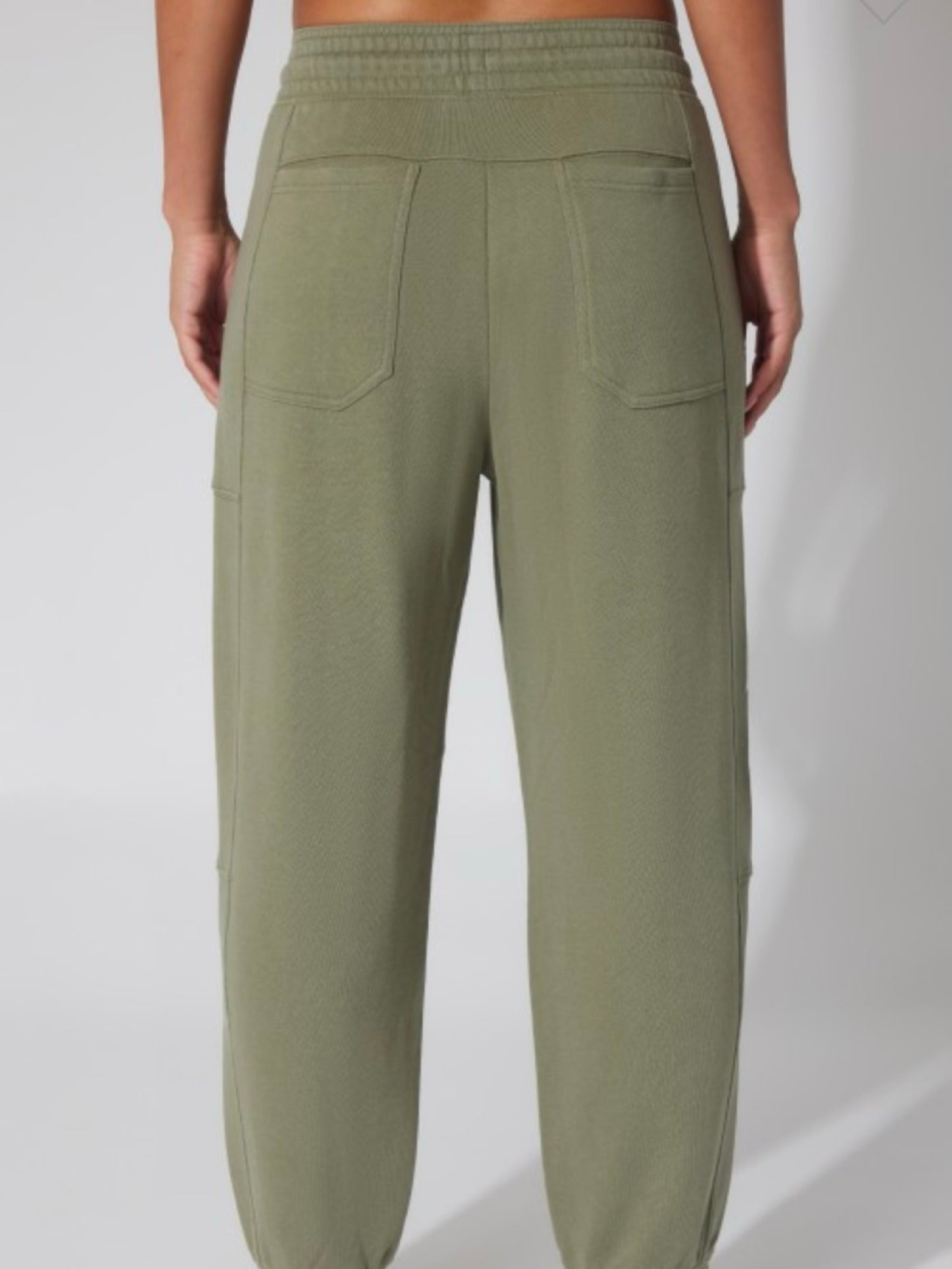 Molli Oversized Barrel Jogger Pants | Light Olive