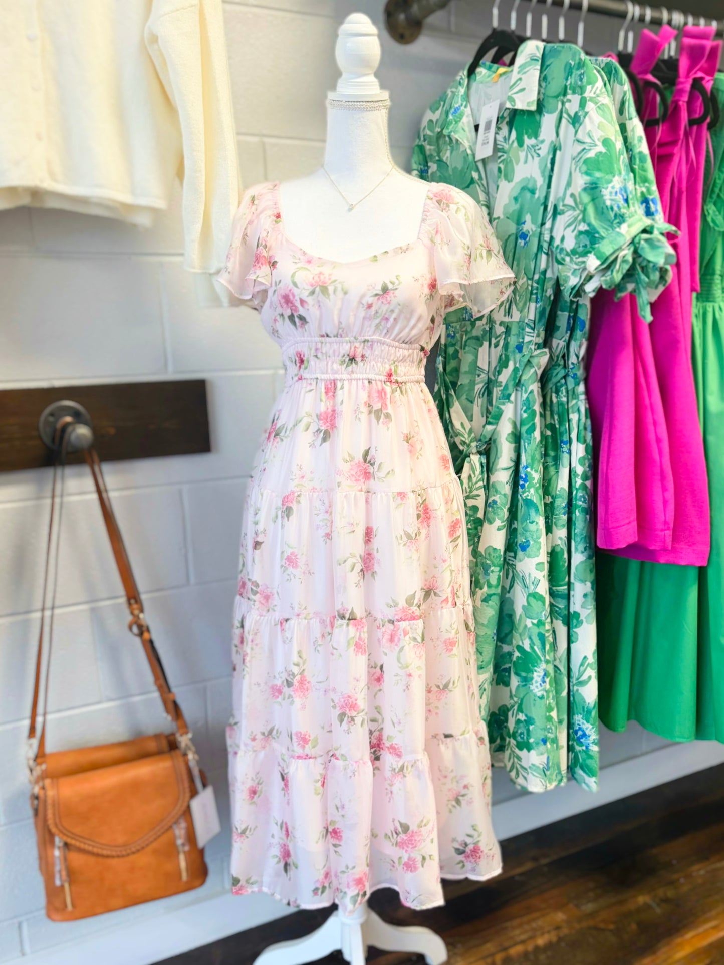 Eloise Floral Chiffon Dress
