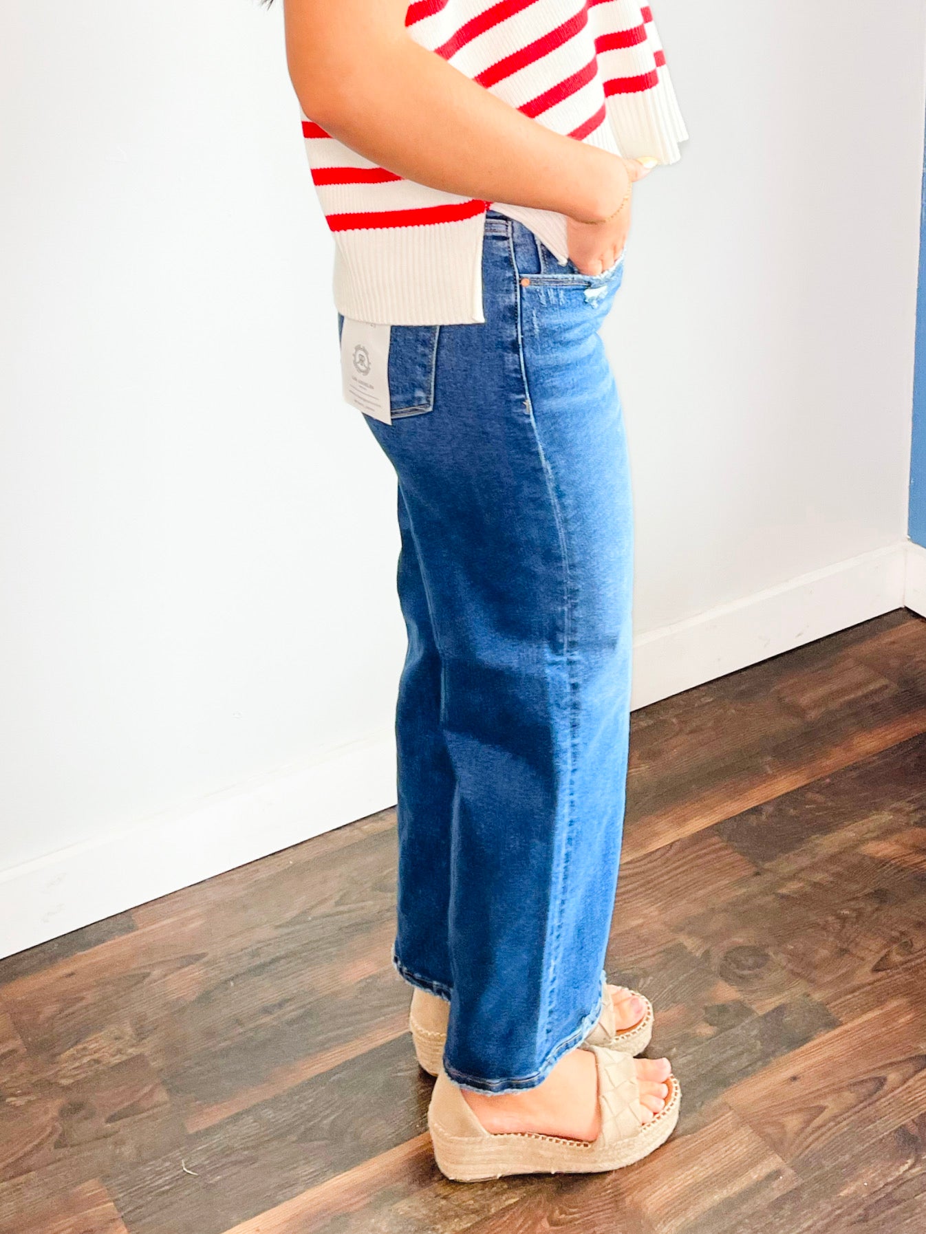 Olivia Tummy Control Cropped Risen Jeans