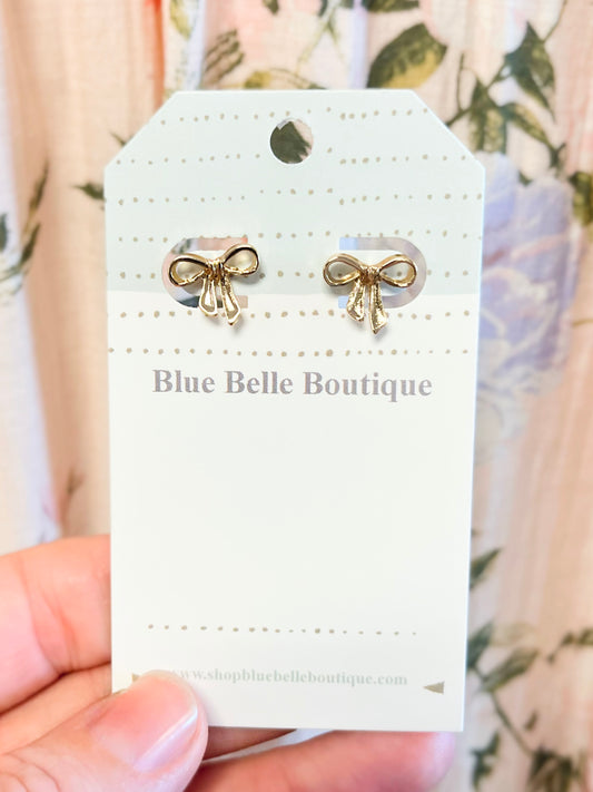 Billie Small Bow Earrings