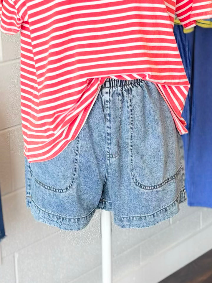 Edgar Chambray Shorts