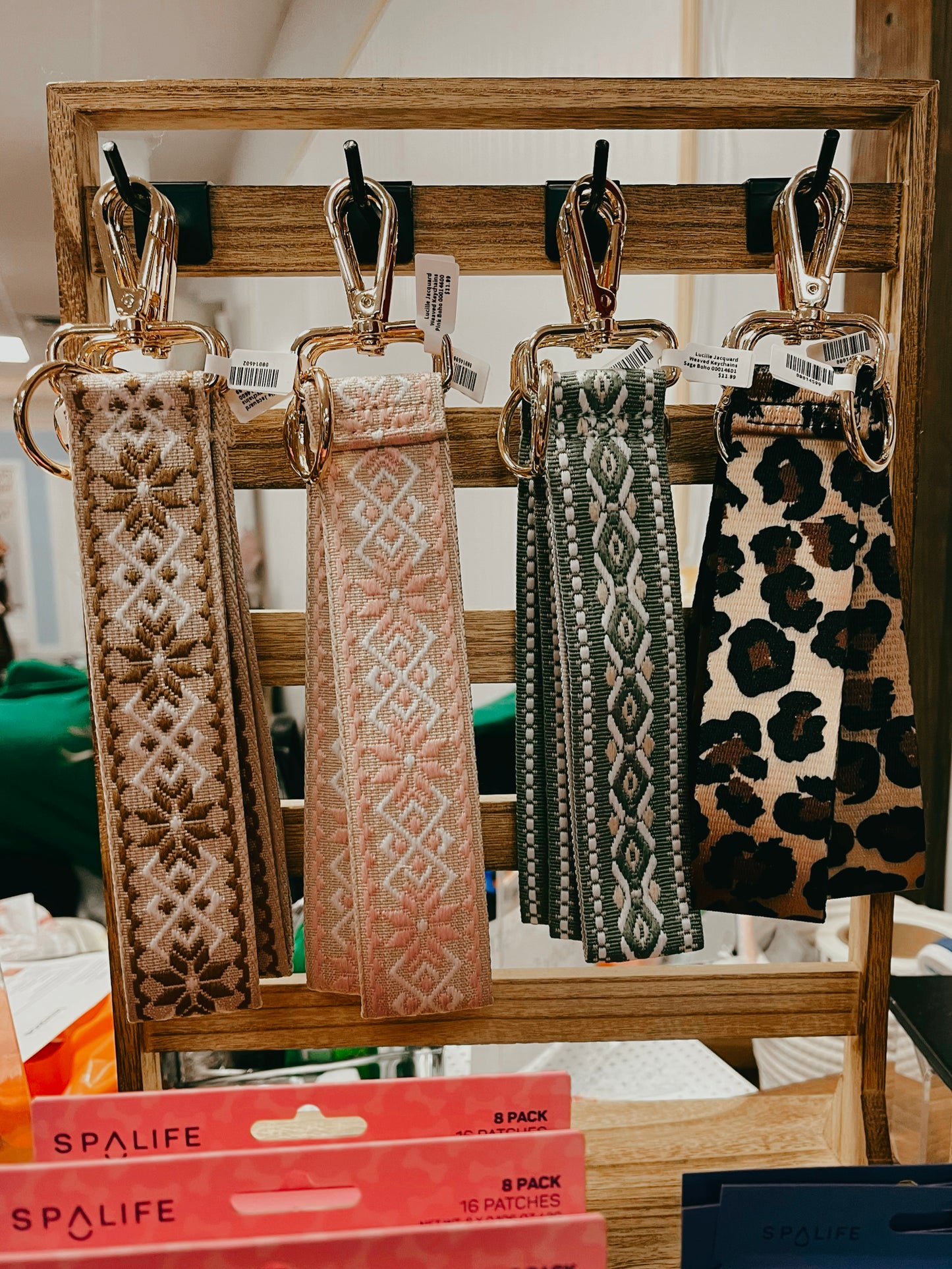 Lucille Jacquard Weaved Keychains