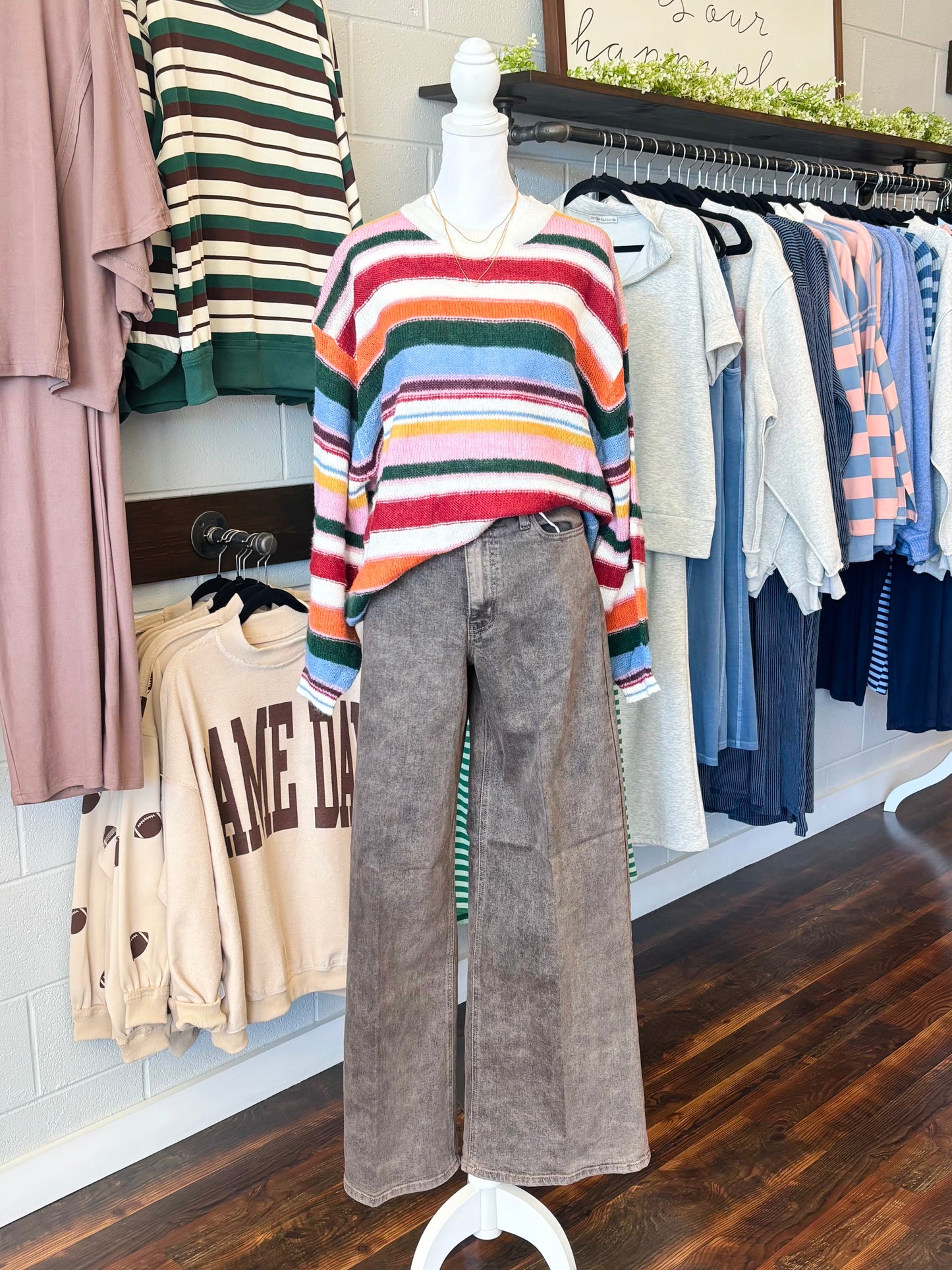 Billie Oversized Striped Sweater