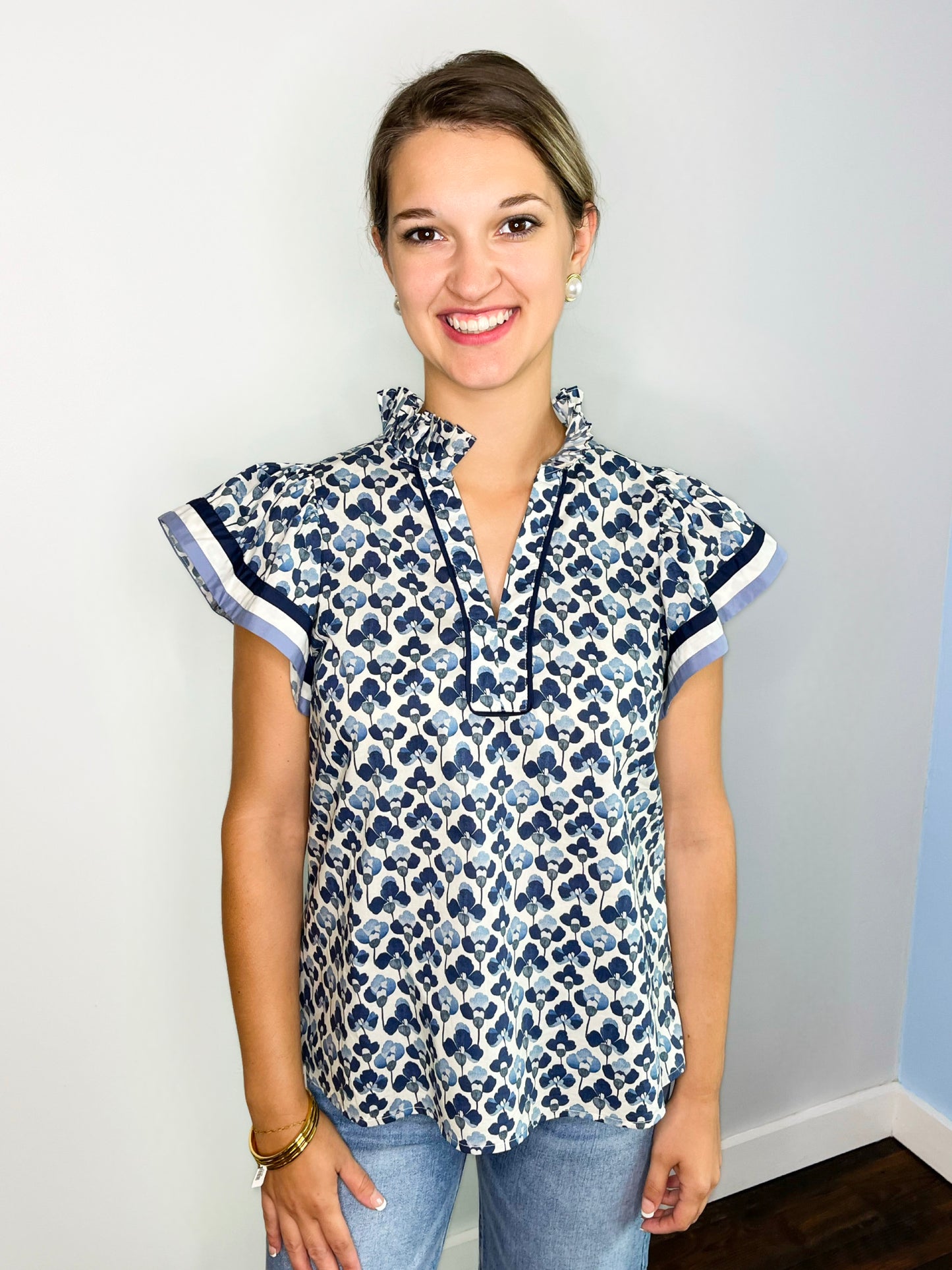 Henry Floral Print Top