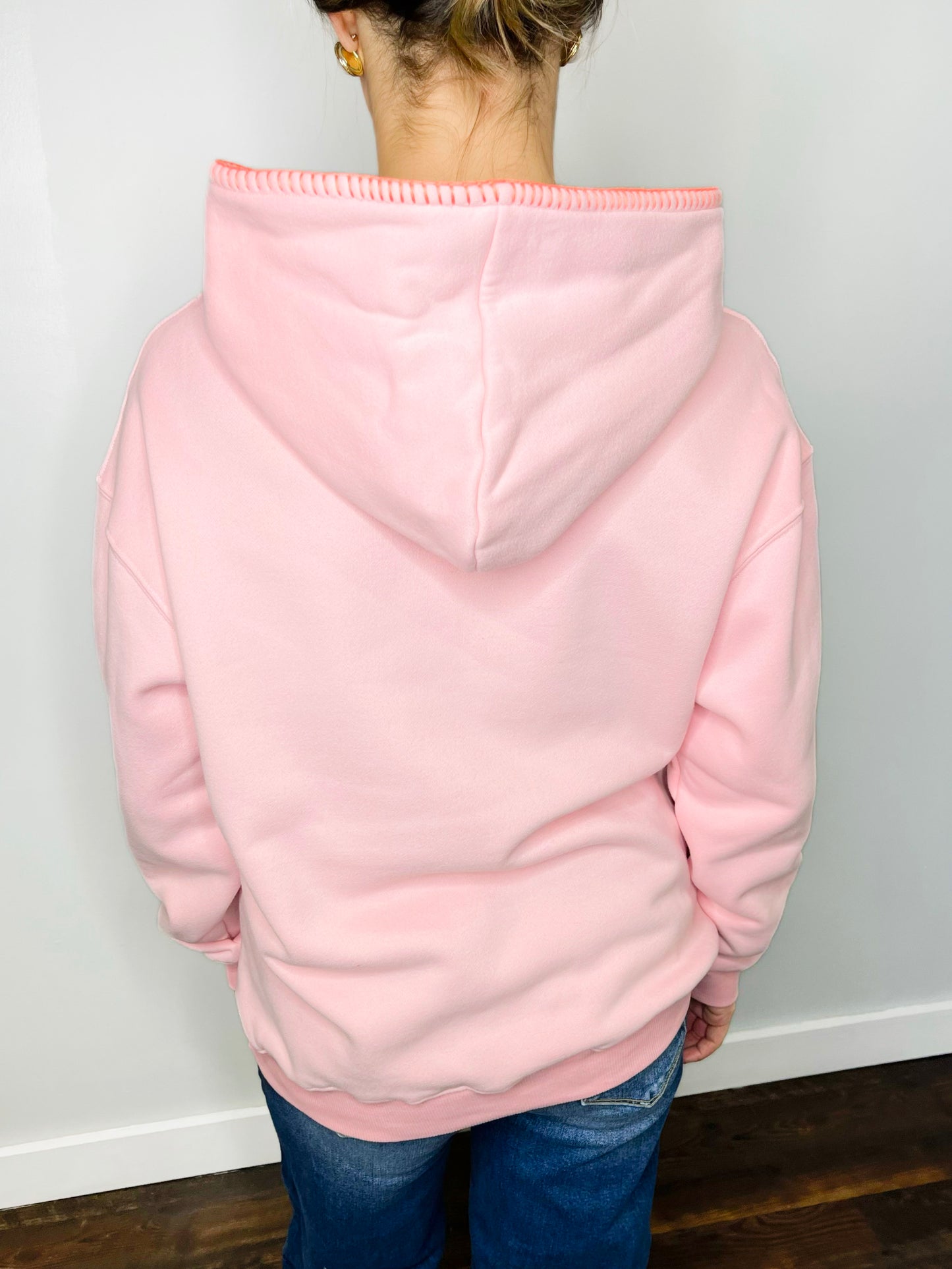 Jolie Hoodie w/ Blanket Stitch Detail