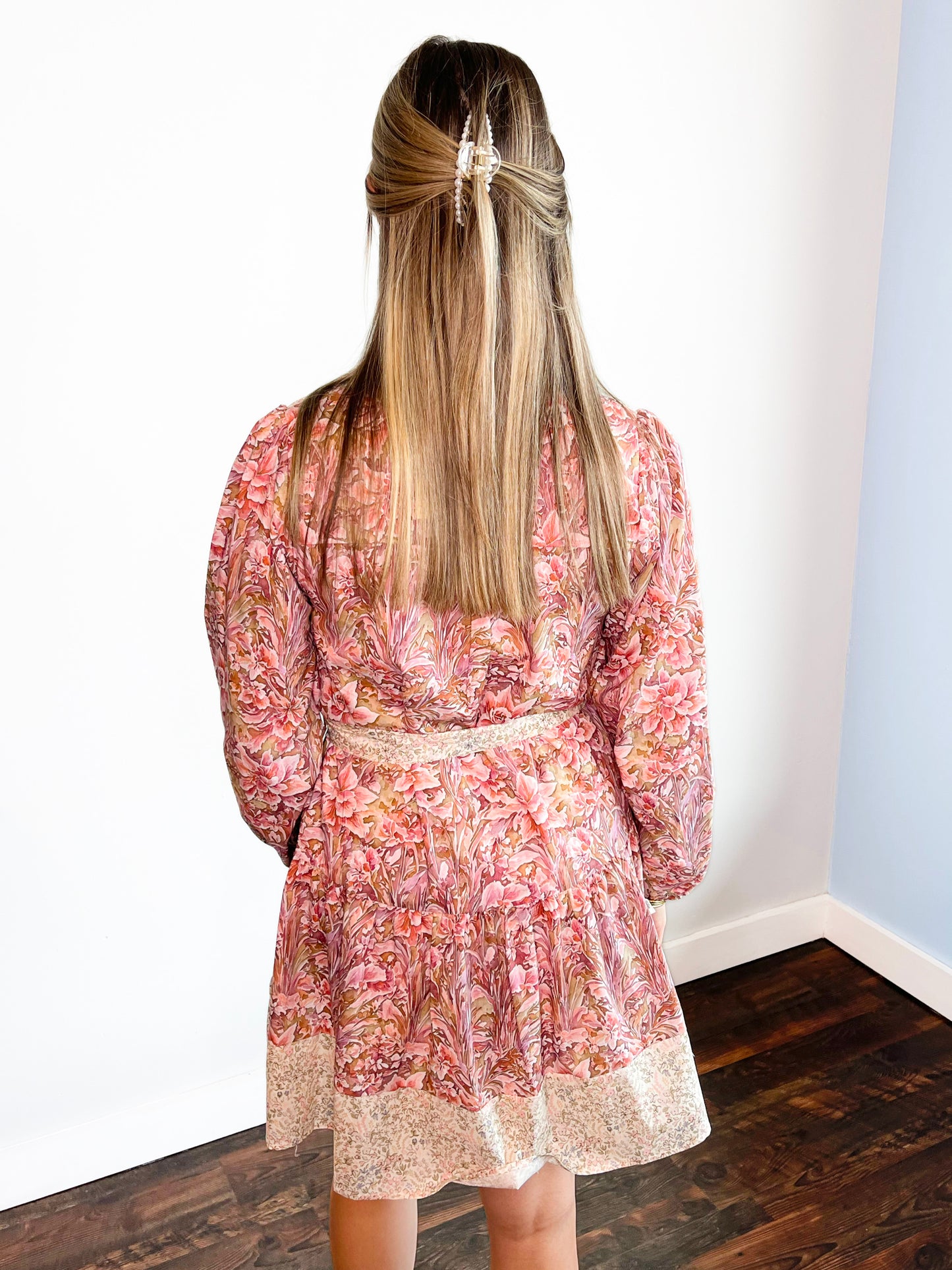 Jordan Contrast Print Dress
