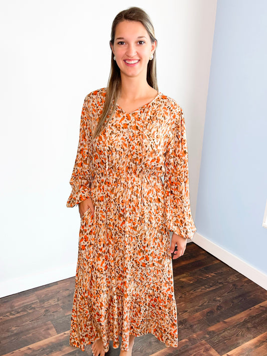 Wyatt Crinkle Midi Dress