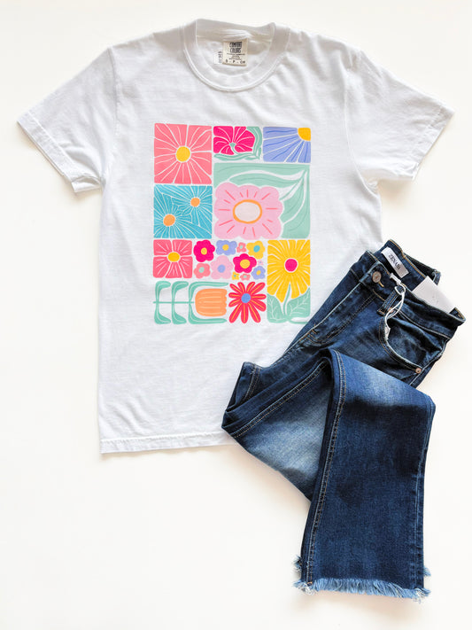 Flower Collage Tee