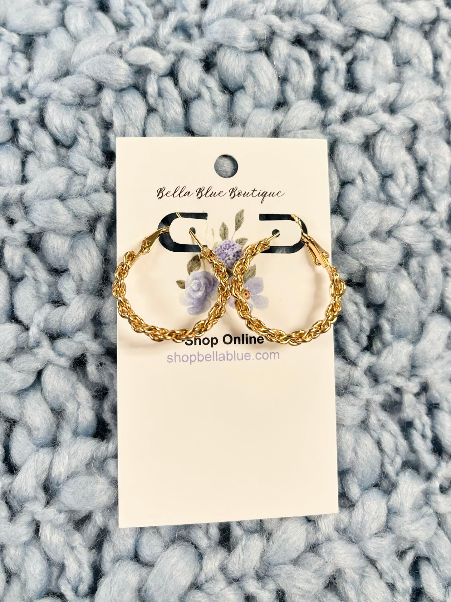 Mora Twisted Hoop Earrings
