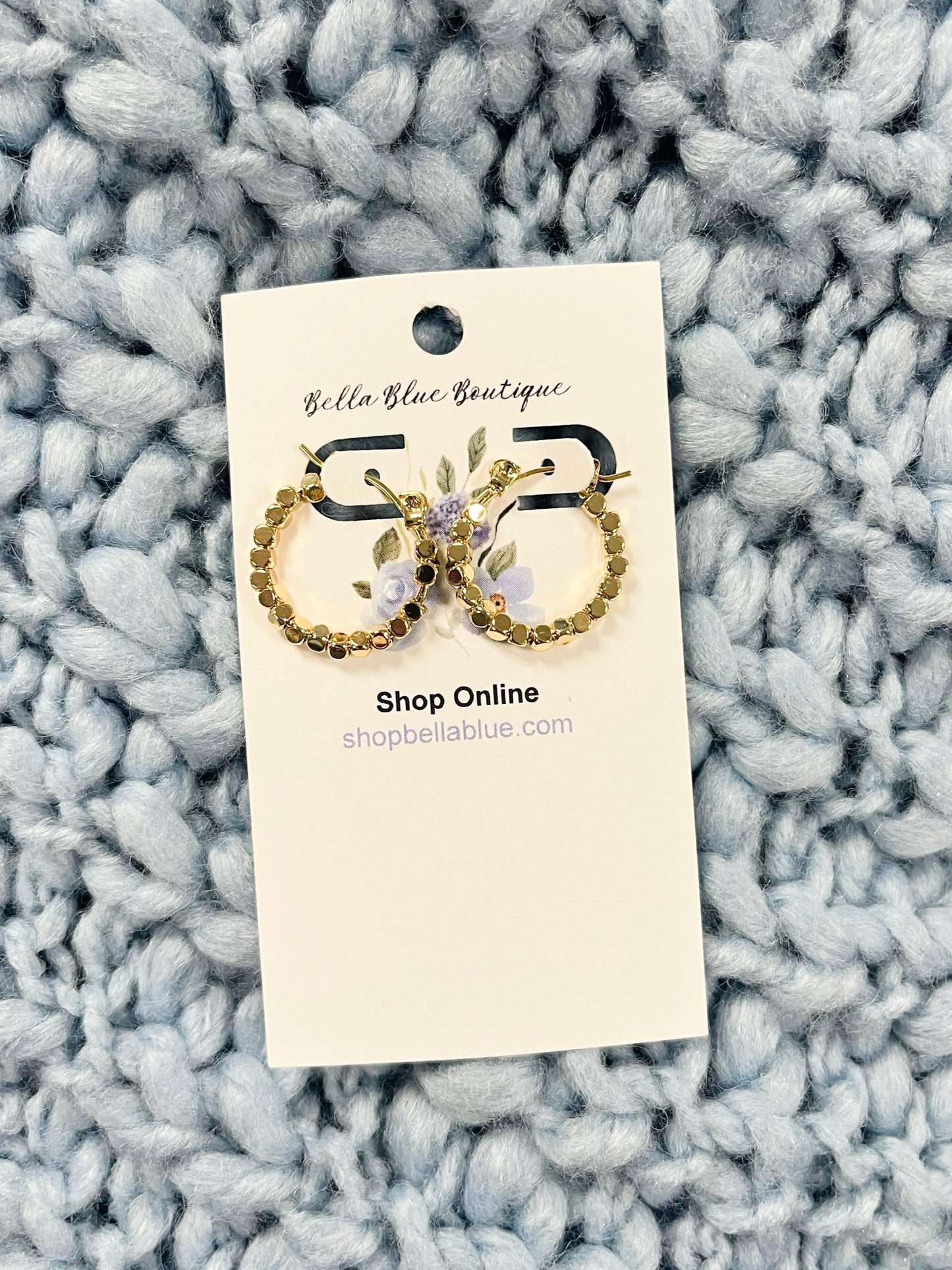 Matilda Beaded Hoop Earrings