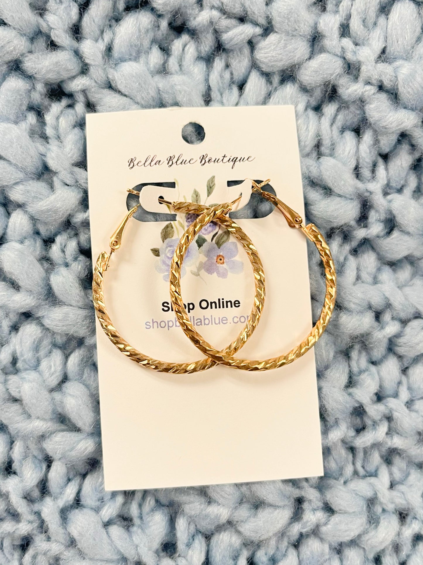 Richie Twisted Hoop Earrings