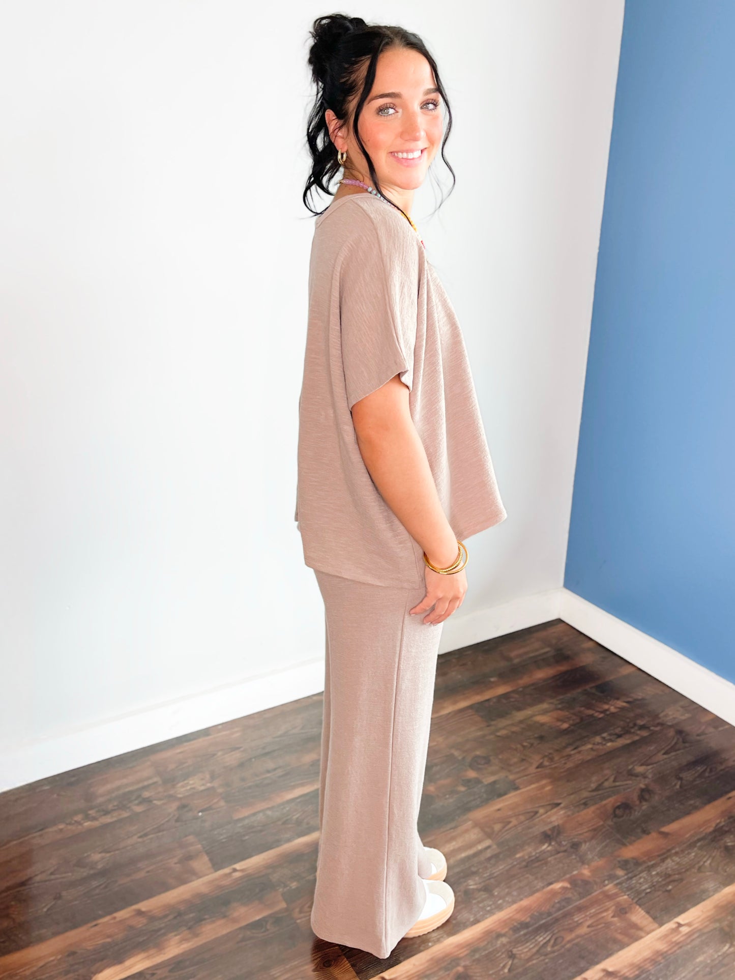 Jameson Cotton Slub Set | Ash Mocha