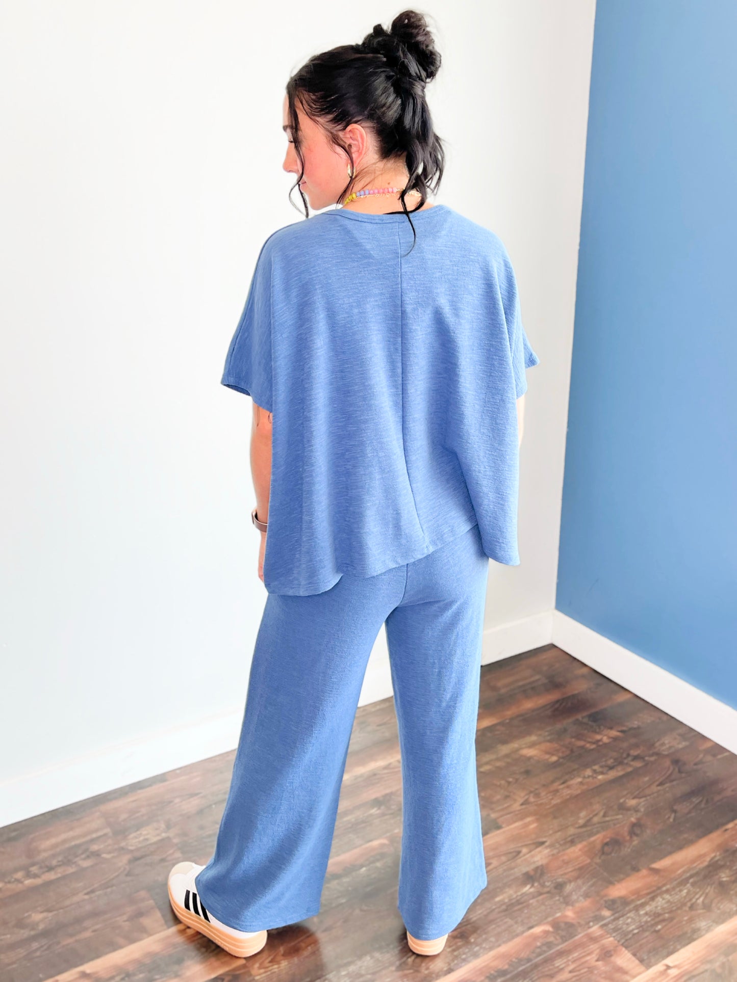 Jameson Cotton Slub Set | Dusty Blue