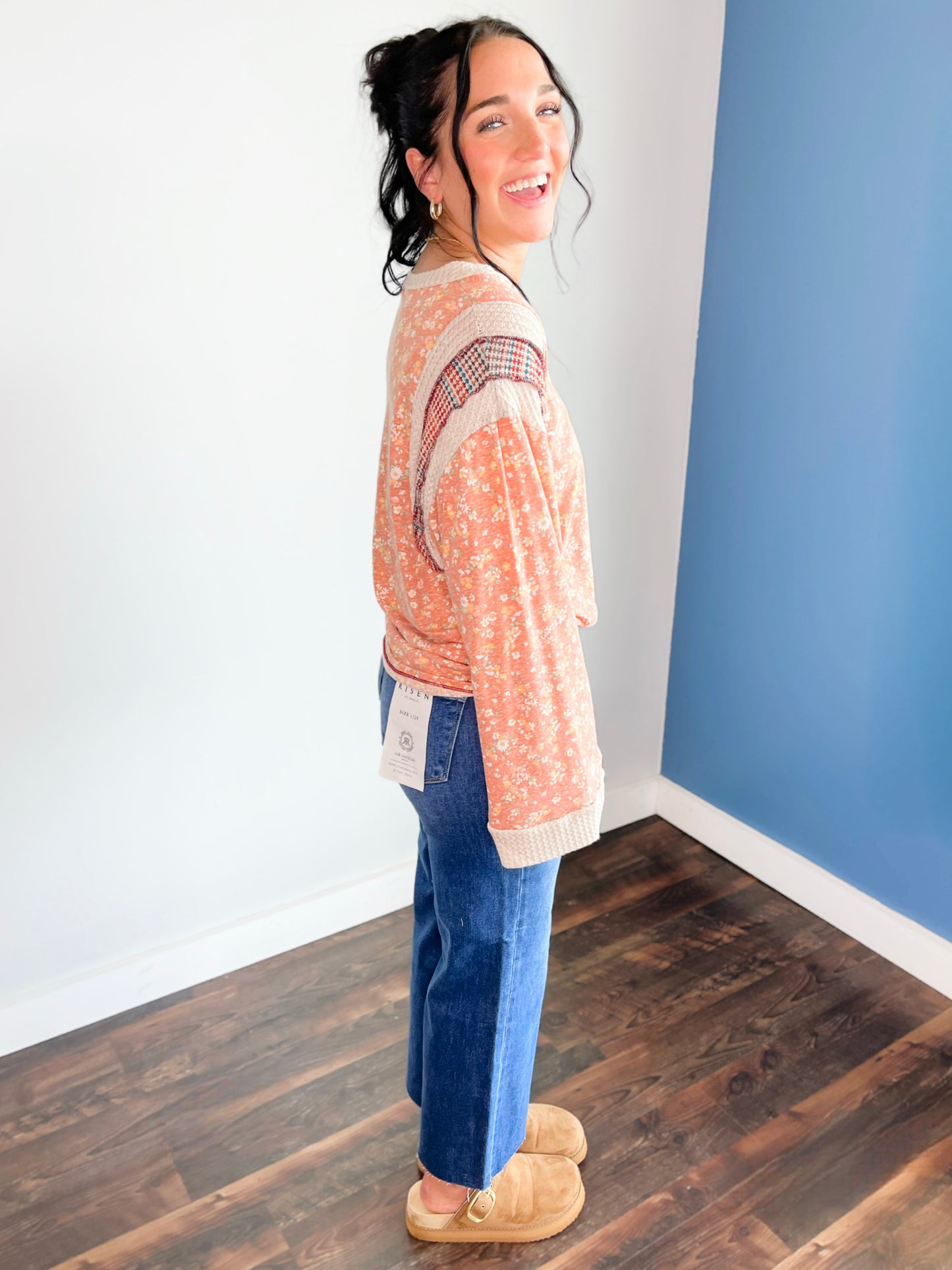 Brenna Floral Knit Top