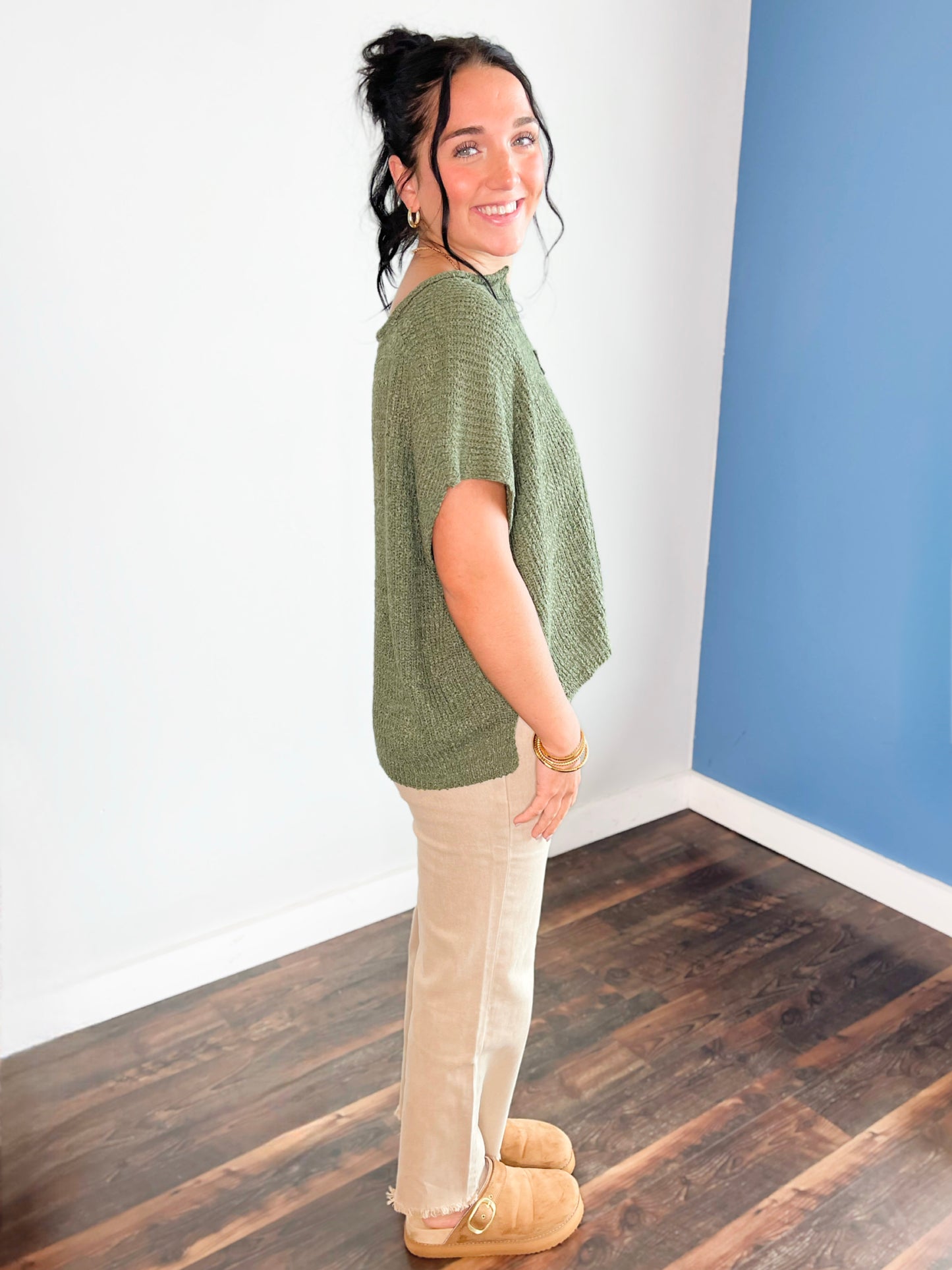 Randi Washed Frayed Hem Zenana Jeans | Ash Mocha