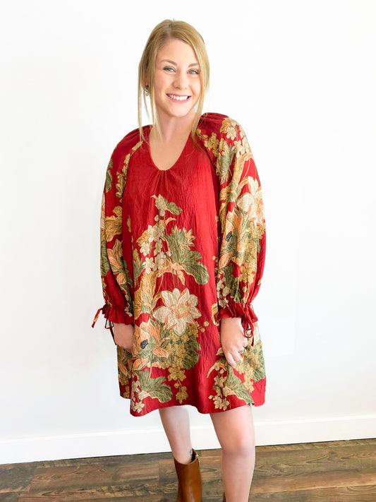 Ella Long Sleeve Floral Dress