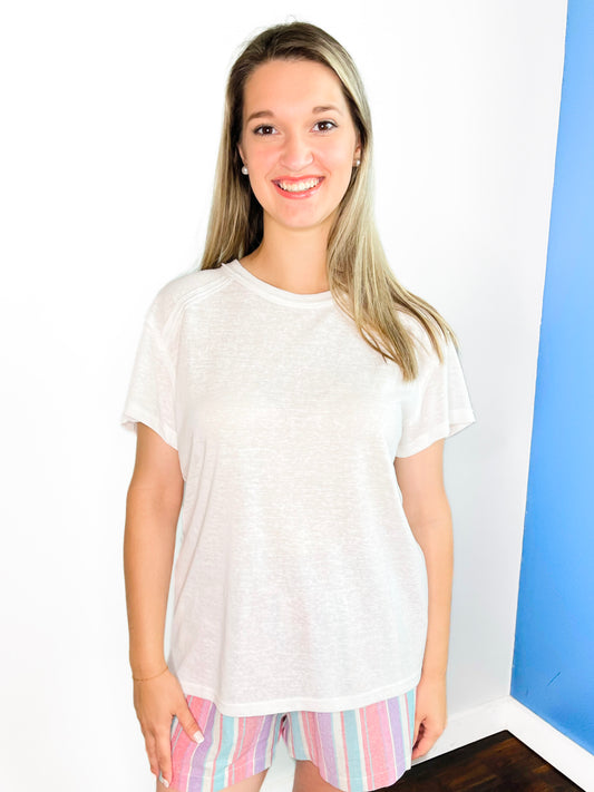 Junie Reverse Seam Top