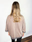 Addison Oversized Mineral Washed Top | Mocha