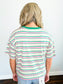 Evelyn Striped Top | Cream Combo