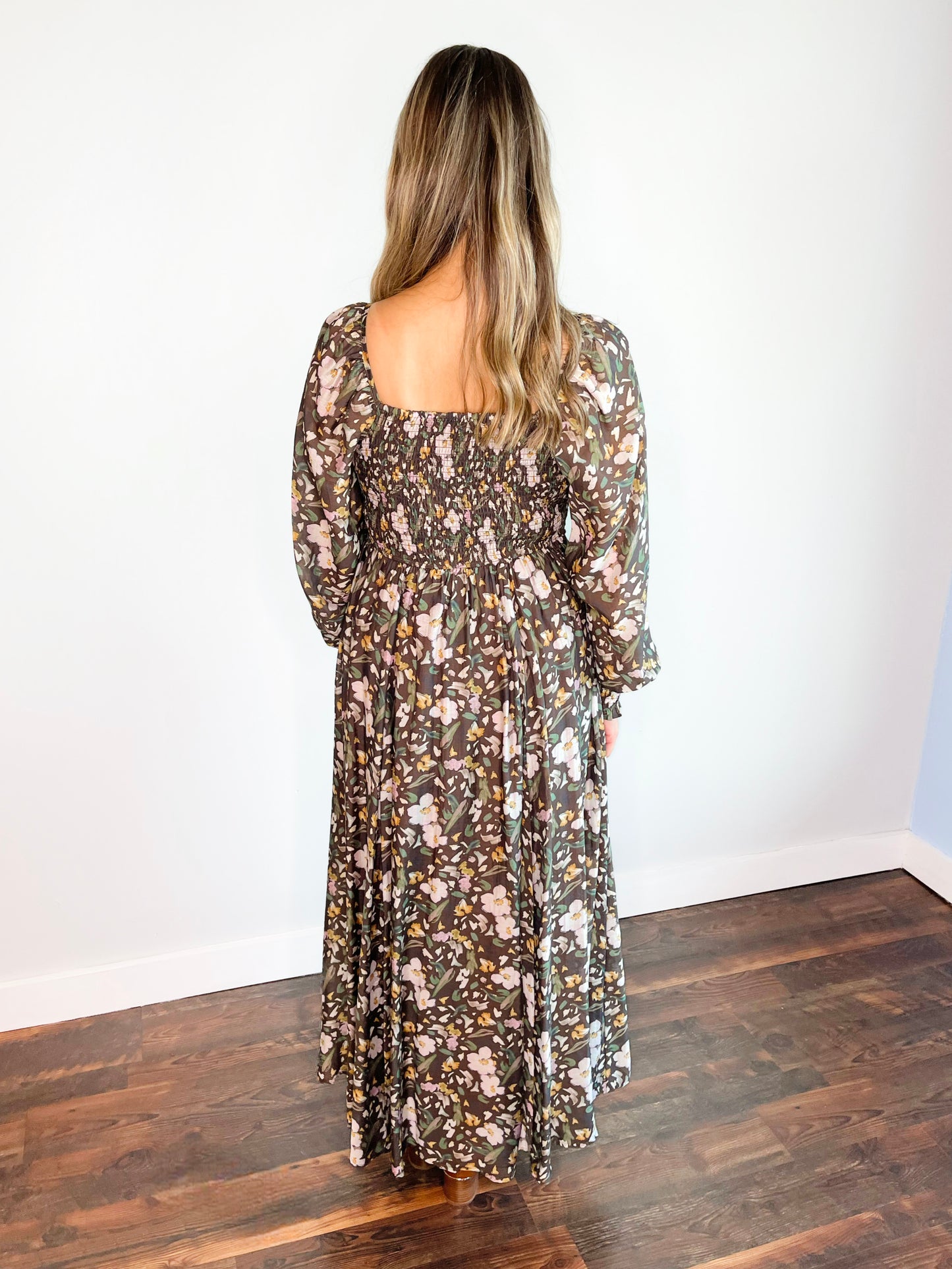 Carmen Floral Maxi Dress