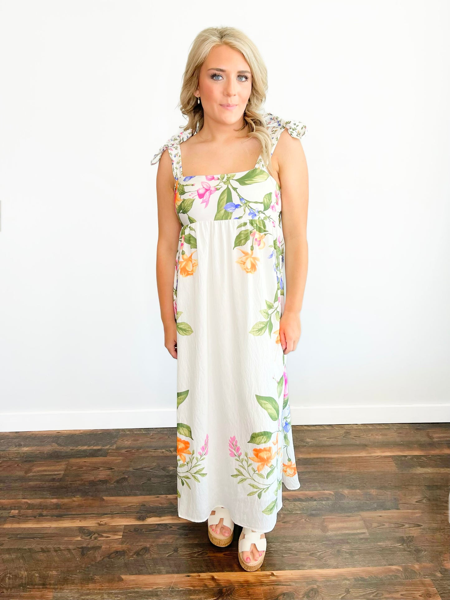 Ada Floral Midi Dress