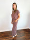 Jasper Ribbed Knit Set | Brown