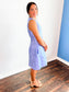 Vivienne Floral Jacquard Dress | Blue