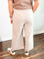 Mila Acid Wash Fleece Pants | Ash Mocha