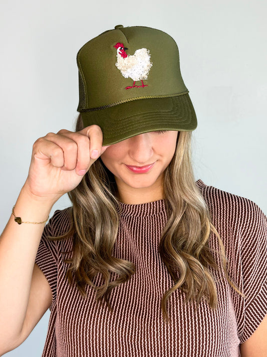 Mother Clucker Embroidered Trucker Hat