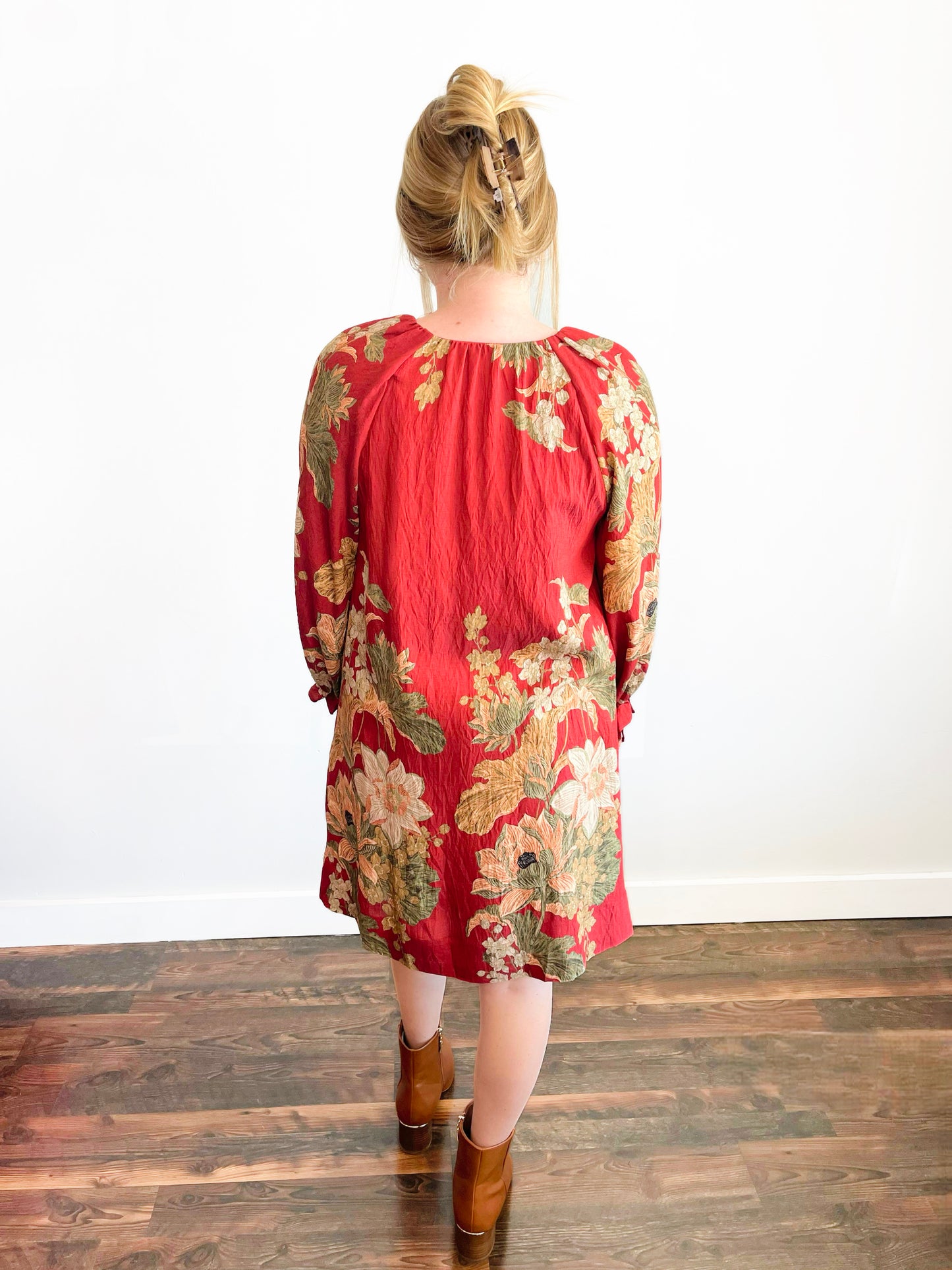 Ella Long Sleeve Floral Dress
