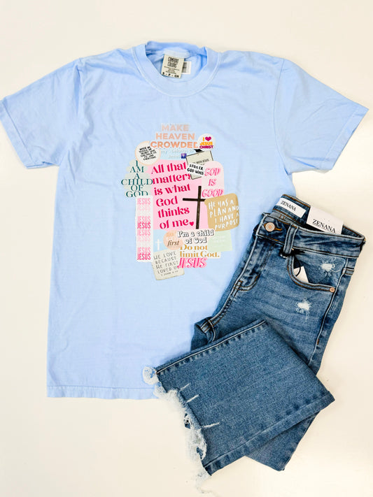 All That Matters is What God Thinks of Me Tee | Hydrangea