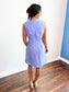 Vivienne Floral Jacquard Dress | Blue