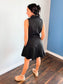 Hollis Button Down Dress | Black