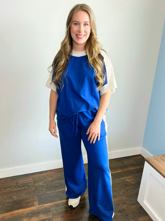 Lee Anne Mineral Washed Set | Blue & White