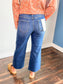 Davi Tummy Control Cropped Risen Jeans | Dark