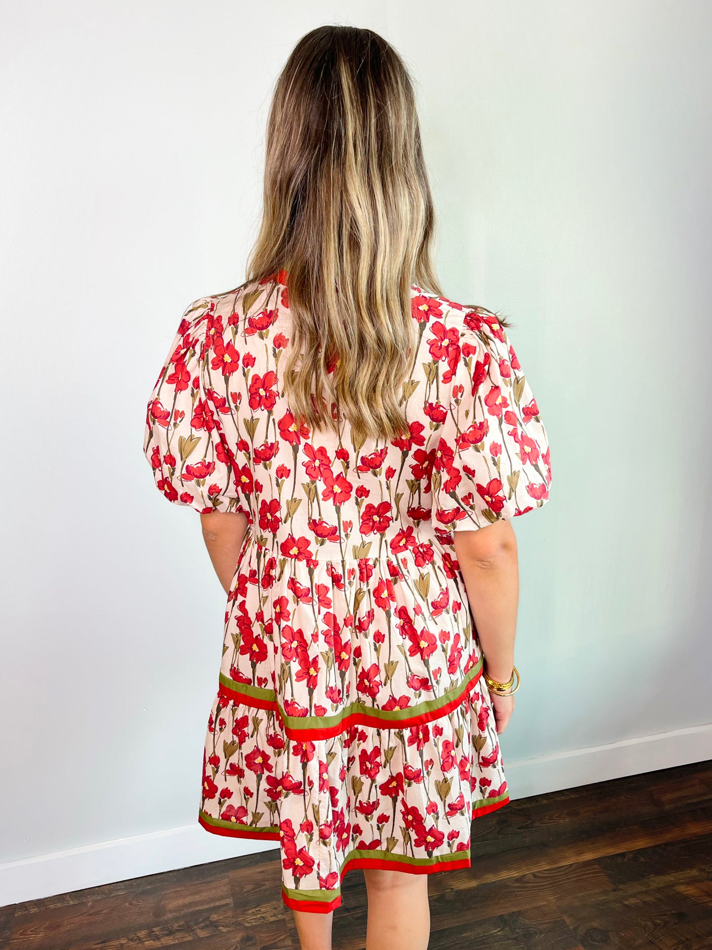 Drea Floral Short Sleeve Dress