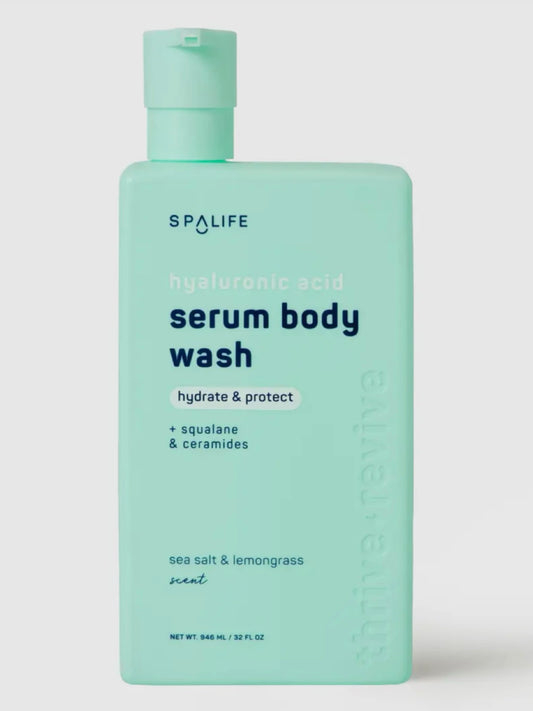 Hyaluronic Acid Serum Body Wash | Sea Salt & Lemongrass