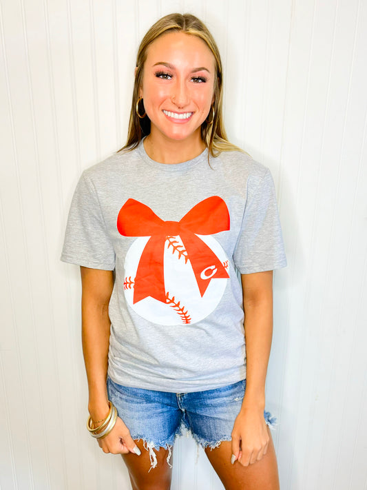 Corbin Baseball Bow Tee