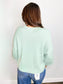 Bessie Half Sleeve Sweater | Light Mint