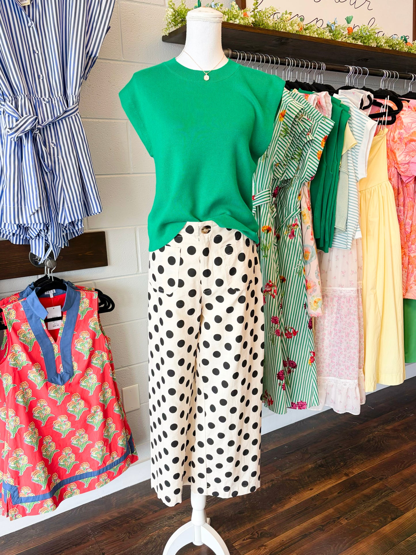 Jaycee Polka Dot Trouser Pants