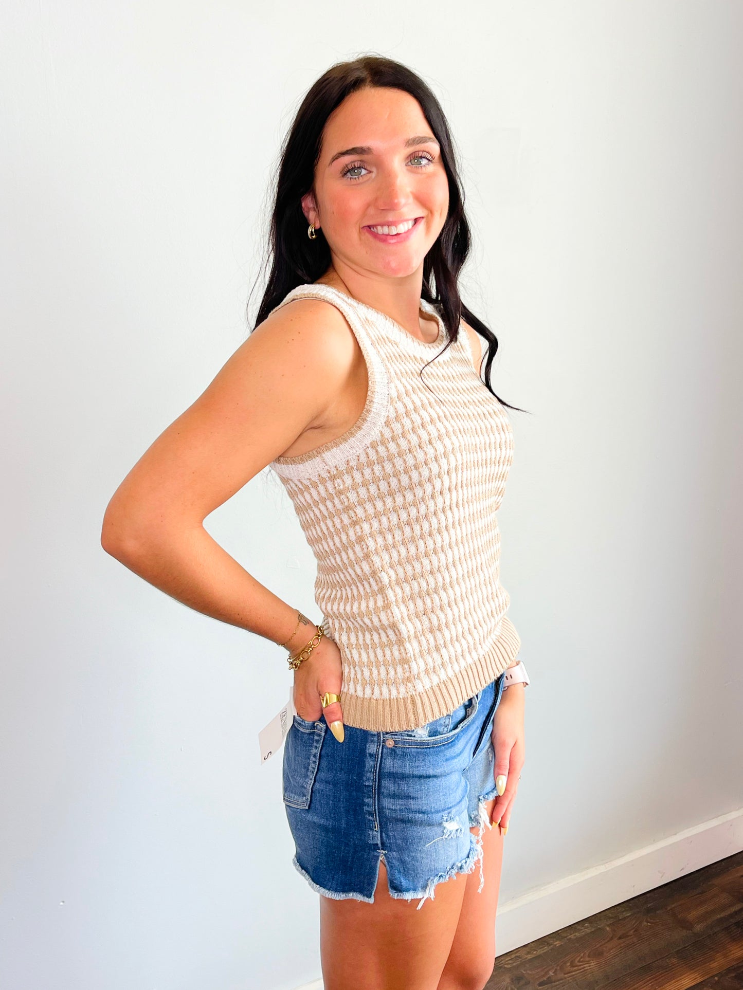 Byron Sleeveless Knit Top