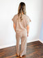Hannah Ribbed Knit Set | Ash Mocha