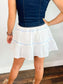 Lace and Ribbon Trim Skirt
