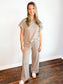 Hannah Ribbed Knit Set | Ash Mocha