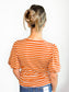 Celia Striped Puff Sleeve Top