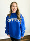 Kentucky Embroidered Mock Neck Sweatshirt