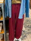 Molli Oversized Barrel Jogger Pants | Tibetan Red